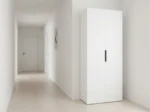 Dulap model Corsica alb din pal melaminat pentru hol