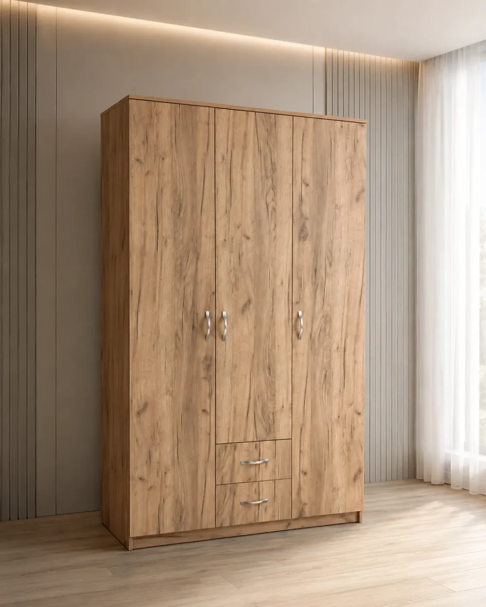 Dulap-3-Usi-2-Sertare-Oak-Craft-Gold (4)