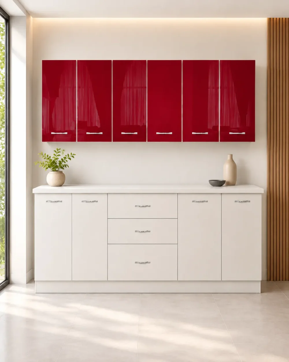 Bucatarie-Anda-super-glossy-2m-rosu (4)