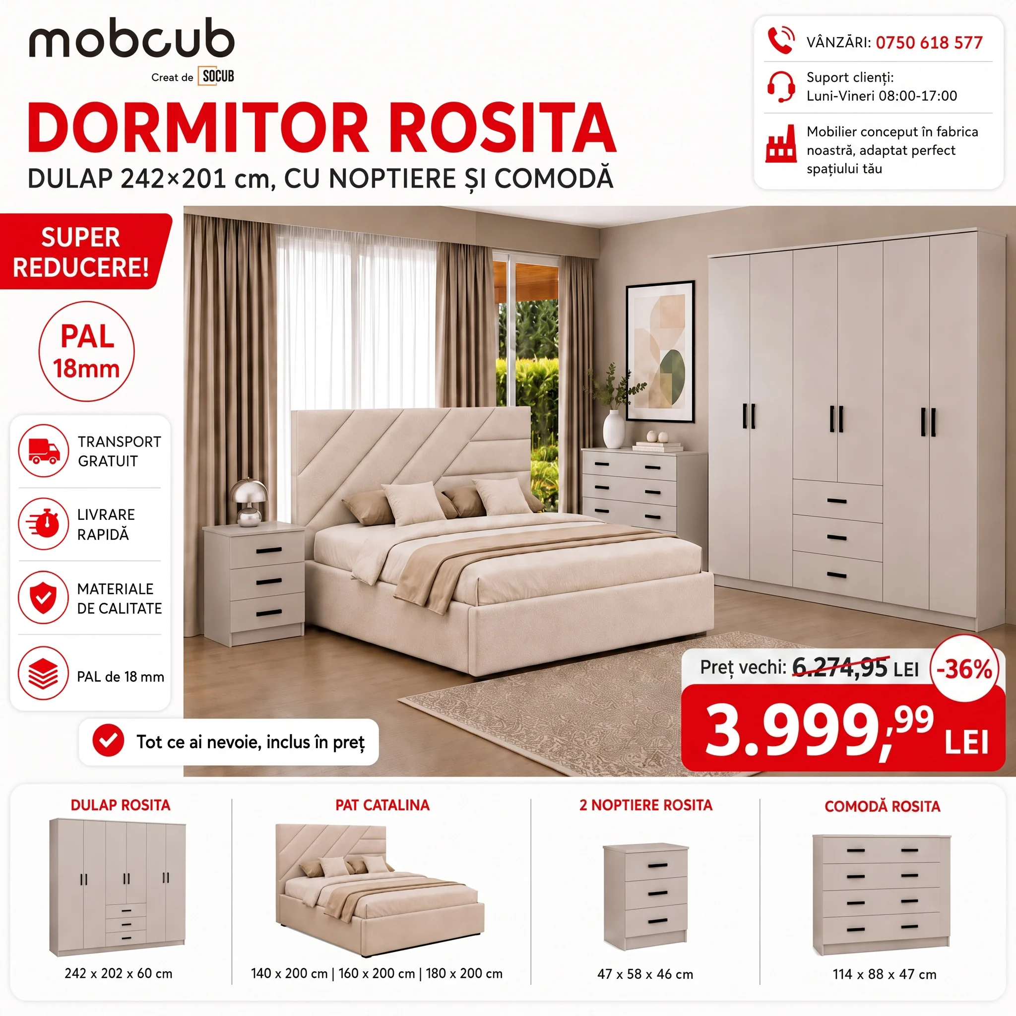 Set Dormitor Rosita